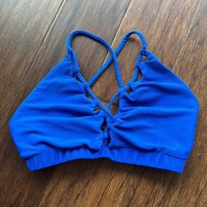 Beach riot Nicolette top in Cobalt